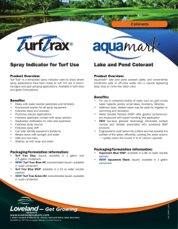 Get Growing Spray Indicator for Turf Use Lake and Pond