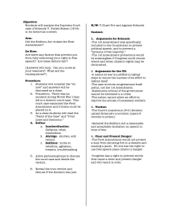 Schenck v United States