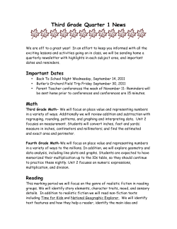 3rd gd Q1 newsletter