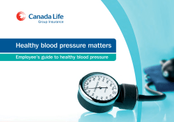 Healthy blood pressure matters