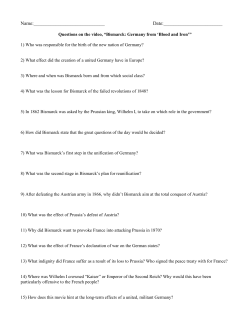 Questions on the Bismarck video