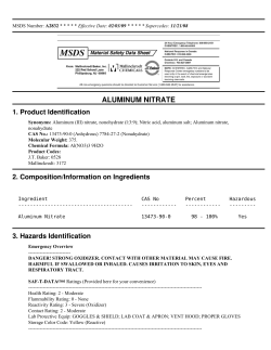 aluminum nitrate nonahydrate