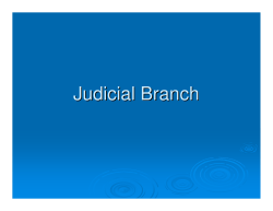 Judicial Branch