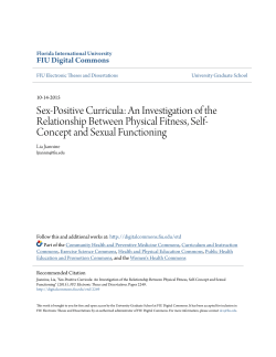 An Investigation of the Relationship Between Physical Fitness, Self