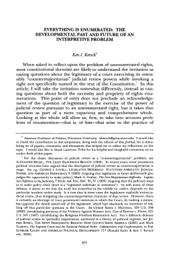Everything Is Enumerated: The Developmental Past and Future of