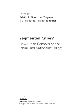 Segmented Cities?