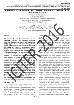 binarization for the fancy and ordinary number plate system