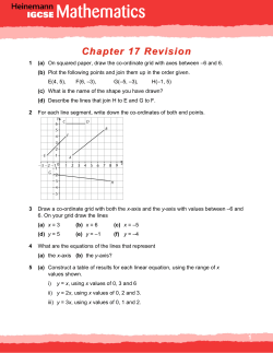 Chapter 17 Revision Chapter 17 Revision - Pearson-Global