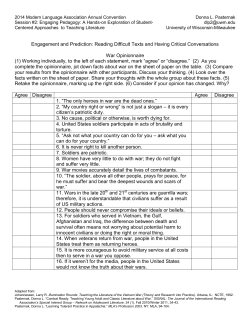 Predication and Engagement