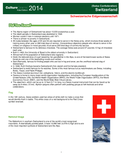 Switzerland - Burnet Middle School