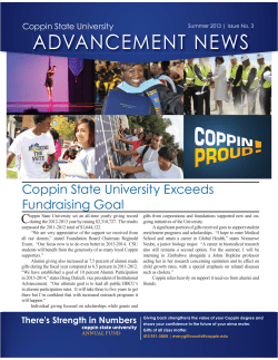 - Coppin State University