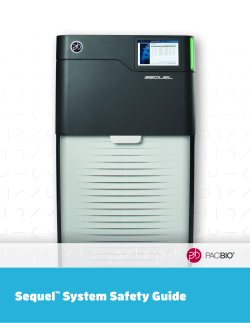 Sequel System Safety - Pacific Biosciences