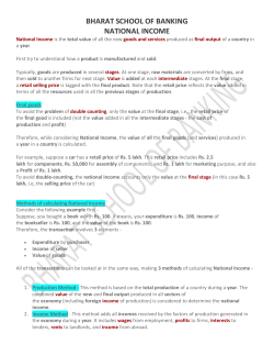 National_Income - Bharat School Of Banking