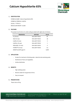 Calcium Hypochlorite 65%