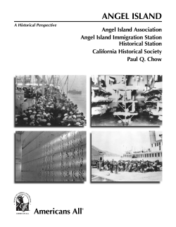 The Angel Island Immigration Station - Hewlett