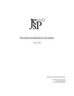 the limits of democratic authority