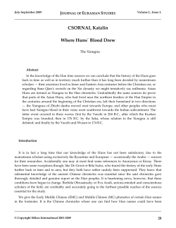 CSORNAI, Katalin Where Huns&acute; Blood Drew