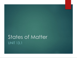 States of Matter