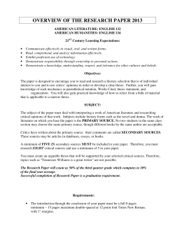 overview of the research paper 2013