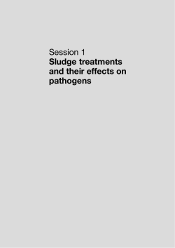 Sludge treatments and their effects on pathogens