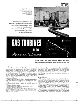 Gas Turbines in the Arabian Desert