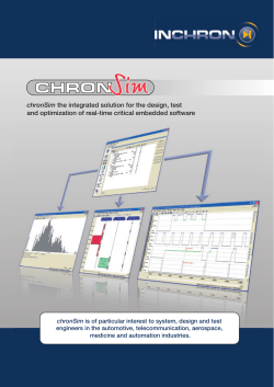chronSim - Inchron