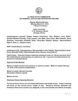 Minutes - Illinois Criminal Justice Information Authority