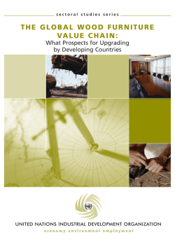 the global wood furniture value chain