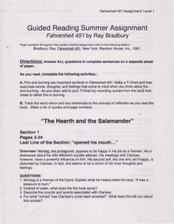 Guided Reading Summer Assignment