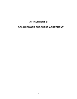 attachment b solar power purchase agreement