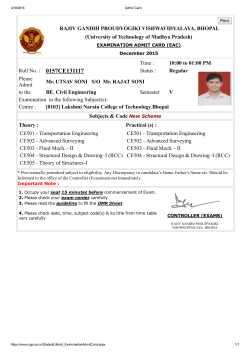 RAJIV GANDHI PROUDYOGIKI VISHWAVIDYALAYA