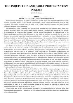 the inquisition and early protestantism in spain