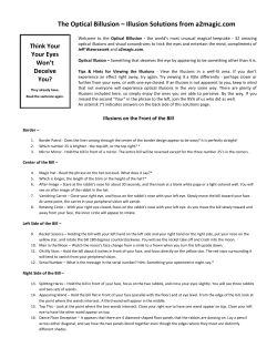 The Optical Billusion