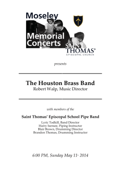 The Houston Brass Band - St Thomas` Episcopal Church and School
