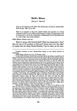 Bell`s Blues (reviewing Faces at the Bottom of