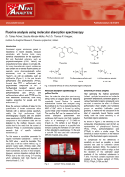 Fluorine analysis using molecular absorption - Analytik-News