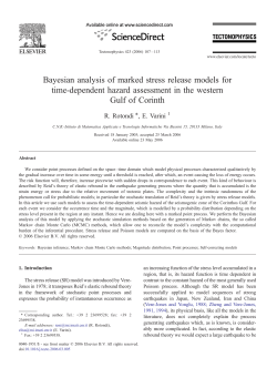 Bayesian analysis of marked stress release models for time