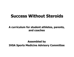 A curriculum for student athletes, parents, and