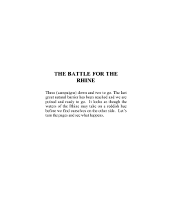 the battle for the rhine - 90th Division Association