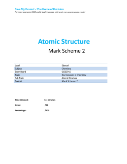 Atomic Structure