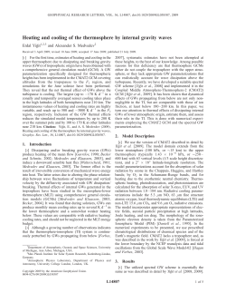 Heating and cooling of the thermosphere by internal gravity waves