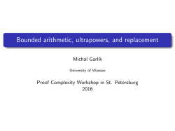 Bounded arithmetic, ultrapowers, and replacement