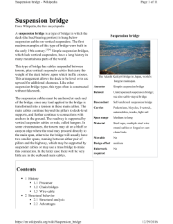 Suspension bridge - PS