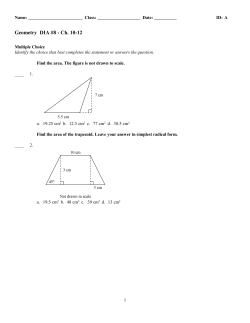 Geometry DIA #8 - Ch. 10-12