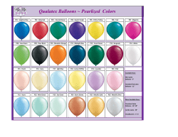 Qualatex Balloons ~ Pearlized Colors