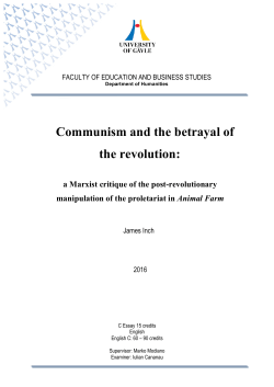 Communism and the betrayal of the revolution