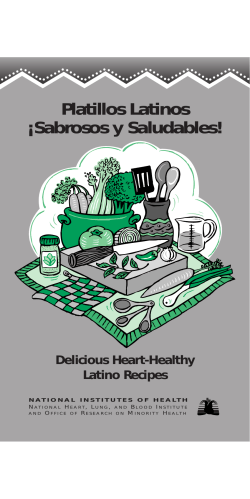 Platillos Latinos &iexcl;Sabrosos y Saludables! Delicious Heart