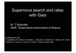 Supernova search and rates with Gaia