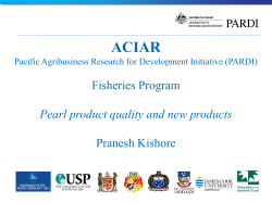 Pearl product quality