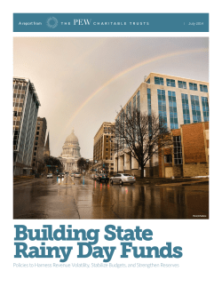 Building State Rainy Day Funds